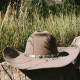 Fence Pattern Hat Band, Hinged With Stones