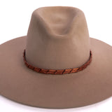 Twisted Rope Pattern Hat Band in Copper