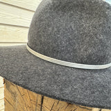 3 Bar Solid Silver Hat Band