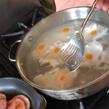 Strainer Spoon Serving Set in Copper and Stainless Steel