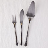 3-Piece Appetizer Serving Set in Stainless Steel