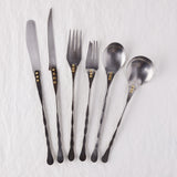 6-Piece Silverware Set in Stainless Steel