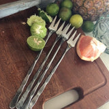 Bar Fork and Spoon in Stainless Steel