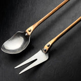 Bar Fork and Spoon in Stainless Steel