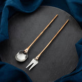 Bar Fork and Spoon in Stainless Steel