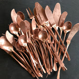 3-Piece Appetizer Serving Set in Copper and Stainless Steel