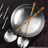 Salad Serving Set in Stainless Steel