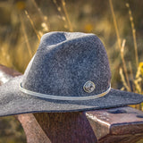 3 Bar Solid Silver Hat Band
